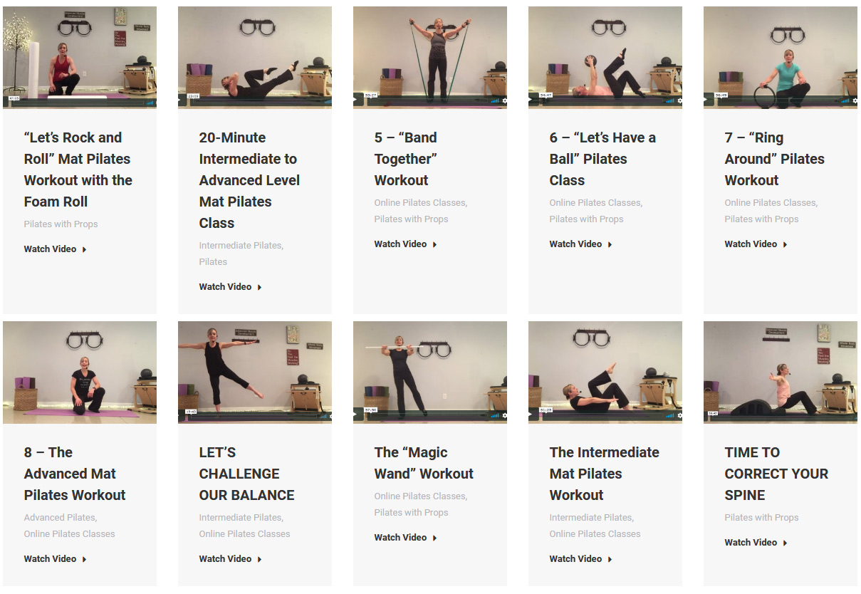 Additional Pilates Videos