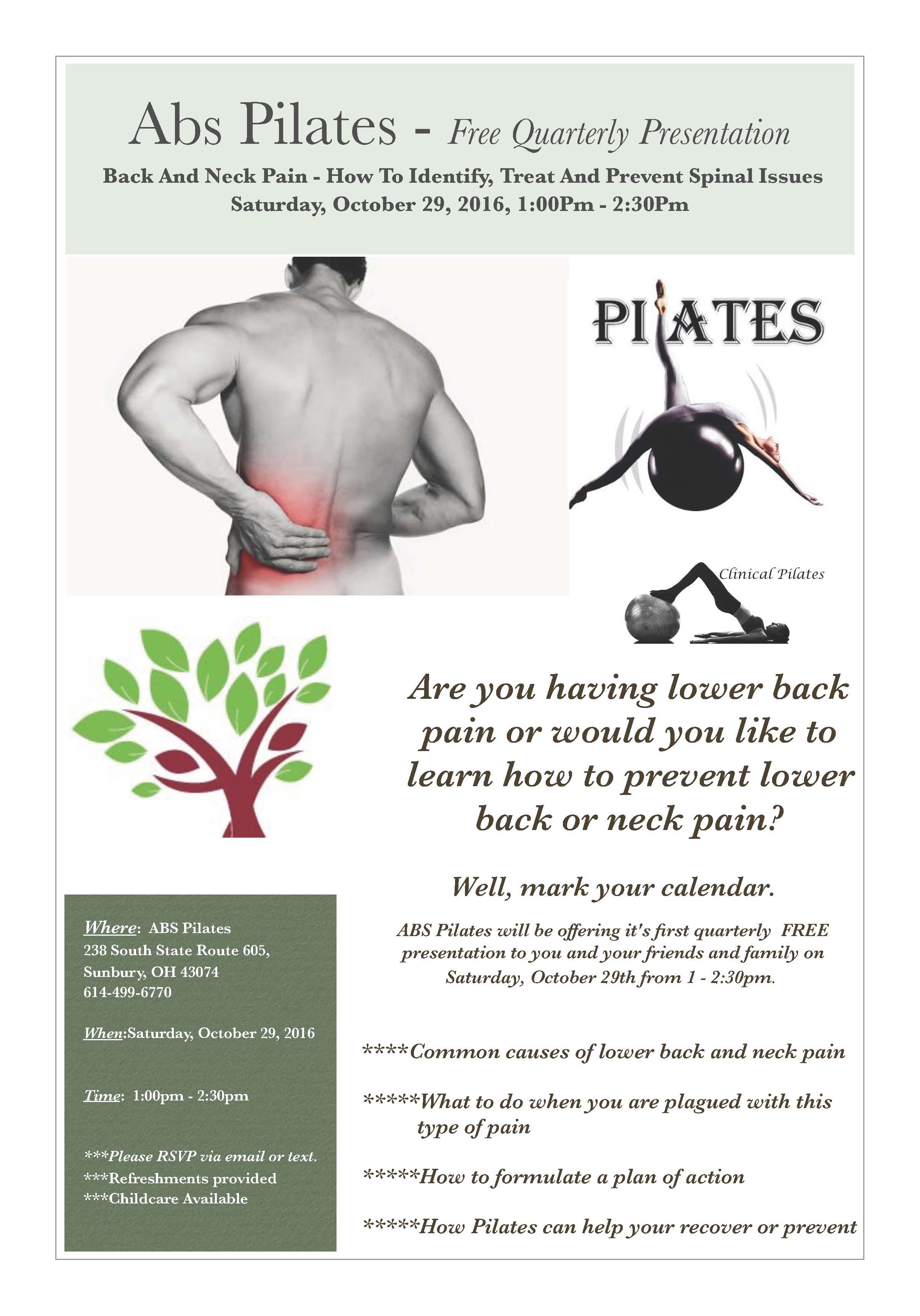 how to identify back and neck pain – abs pilates