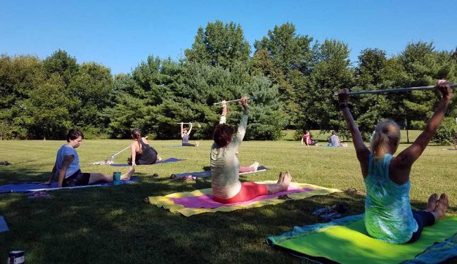 annual Labor Day mat Pilates class